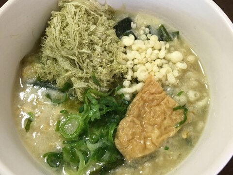 オートミール雑炊（うどん風）